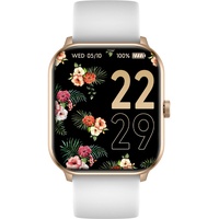 ICE-Watch ICE smart Rose gold White - Rose-Gold Smartwatch für Damen mit Silikonarmband 021413
