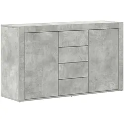 vidaXL Sideboard Grau-Beton Holzwerkstoff 120 x 36 x 69 cm Stauraum