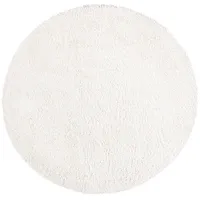Carpet City Shaggy", beige Creme, H:30mm Ø:80cm, Polypropylen, Teppiche Teppich Langflor, Uni, Shaggy, flauschig-weich