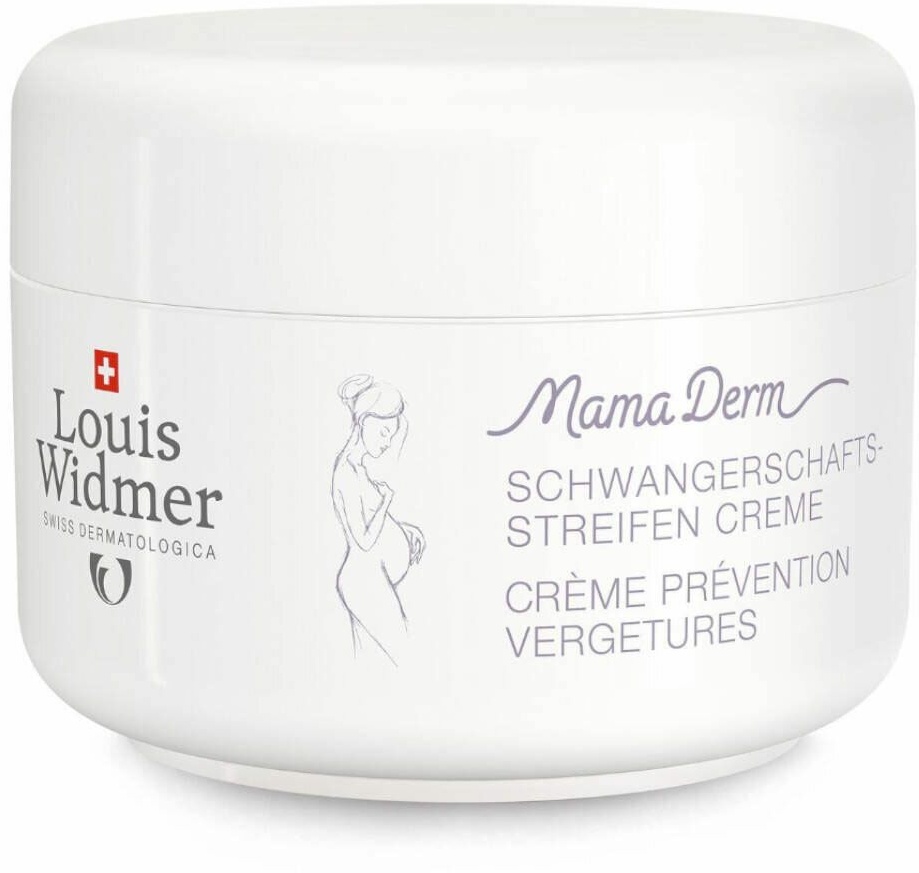 Louis Widmer MamaDerm Crème Prévention Vergetures sans parfum 250 ml crème