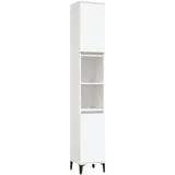 vidaXL Badschrank 30 x 30 x 190 cm Weiß Holz