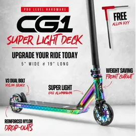 Fantic26 CORE CG1 Stunt-Scooter Schwarz/Neochrome