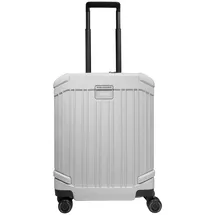 Piquadro Pop 4-Rollen Cabin 55 cm / 31 l weiß/silberfarben