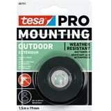 Tesa Mounting Outdoor 66751-00000-00 Montageband Transparent (L x B) 1.5m x 19mm 1St.