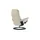 Stressless Relaxsessel Leder 91 x 102 x 79 cm creme mit Hocker