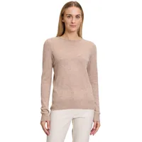 Betty Barclay Kaschmir-Pullover mit Rundhalsausschnitt in Funghi melange), |