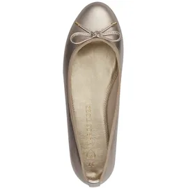 Marco Tozzi Woms Ballerina für Damen, gold, Größe 37 EU