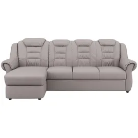 Livetastic Ecksofa Kunststoff 4-Sitzer Braun
