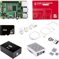 Raspberry Pi Bundle: Raspberry Pi 4 4GB + Gehäuse + Netzteil + Kabel