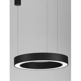 Nova Luce Morbido 1-flg. Ø 60 cm schwarz