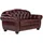 Woodkings Woodkings® Chesterfield Hereford 2-Sitzer Echtleder rot Couch Bürosofa Polstermöbel 2er antik Unikat Herrenzimmer englisches Ledersofa Stilsofa Clubsofa