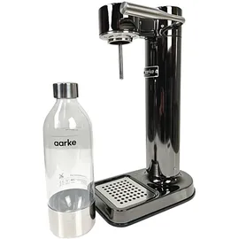 Aarke Carbonator 3 black chrome + PET-Flasche