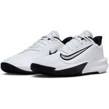 Nike Precision VII, Basketballschuhe Herren 101 - white/black