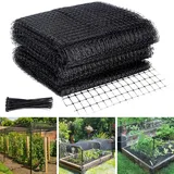 Vogelschutznetz Für Obstbäume, 4 X 10 M Vogelschutznetz Mit 20 Kabelbindern, Gartennetz, Wiederverwendbares Vogelschutznetz Zum Schutz Von Früchten Und Blumen Vor Tieren, Schädlingen Und Vögeln