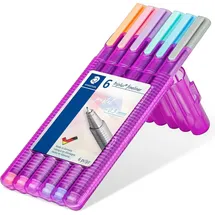 Staedtler triplus fineliner 334 Fineliner, 6er Set, 334 SB6 PA