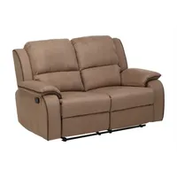 vente-unique - Relaxsofa 2-Sitzer - Microfaser - Taupe - hernani