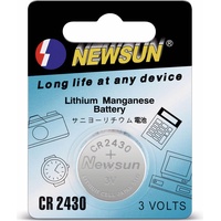 Vinnic Lithium-Knopfzelle CR2430 (CR2430, 275 mAh), Batterien + Akkus