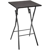 5five simply smart Klappbarer Bartisch 60 x 60 cm Schwarz