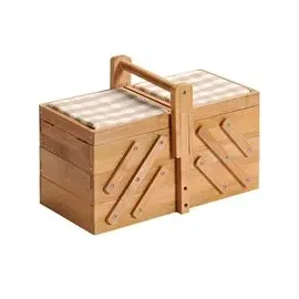 KESPER Nähkästchen braun Bambus B/H/T: ca. 29x19x16,5 cm - Braun