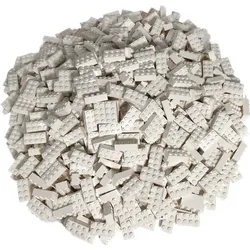 LEGO 100 Weiße 2x4 Steine - Bausteine, Hochsteine - White 3001 (LEGO Zubehör)
