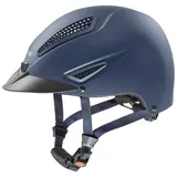 uvex perfexxion II Glamour - robuster Reithelm für Damen und Herren - individuelle Größenanpassung - optimale Belüftung - Blue matt - 57-59 cm