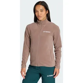 adidas Multi Essentials Fleece Mit Durchgehendem Reißverschluss - Trace Brown - M