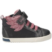 GEOX Veloursleder Textil Sneaker grau rosa