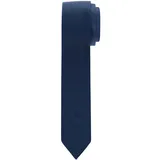 Olymp Herren Krawatte Krawatte,Einfarbig,super slim,blau 15