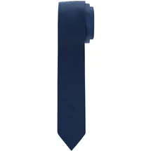 Olymp Herren Krawatte Krawatte,Einfarbig,super slim,blau 15