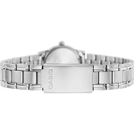 Casio LTP-V002D-7B Women's Standard Stainless Steel Silver Dial Date Watch - Silber