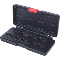 KS Tools Spiral-Profil-Steckmuttern-Satz, 10-tlg, M8-M19