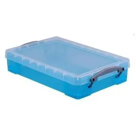 Really Useful Box Aufbewahrungsbox 39,5 x 25,5 x 8,8 cm 3-tlg. transparent