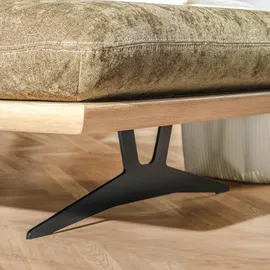 ed exciting design Schlafsofa Polyester 2-Sitzer Grün