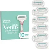 Gillette Venus Deluxe Smooth Sensitive Rasierklingen 10 Stück