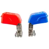 PRO PLUS ProPlus 347005s Set 2 x Quick-Power Polklemmen Rot/Blau Batterie Schnellverschluss