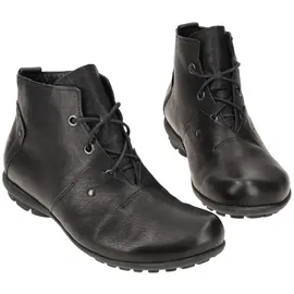 THINK! Stiefelette Stiefelette Nappaleder | Schwarz 42,5
