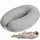 sei Design Stillkissen XXL 190x35 cm, Natur Kapok, Musselin Bezug aus Bio-Baumwolle, Schwangerschaftskissen, Füllmenge anpassbar, ergonomisch geprüft