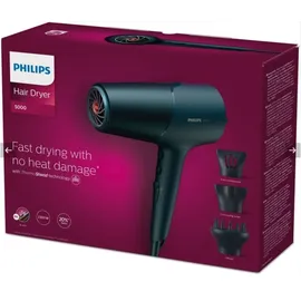 Philips 5000 Series Haartrockner BHD512/20 Blaugrün Metallic