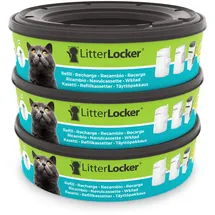 Litter Locker LitterLocker Pack de 3 RECHARGES Runde Displayschutzfolie für Katzen grün 17 x 17 x 15 cm
