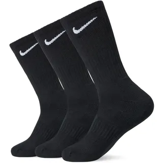 Nike Everyday Cushioned Crew-Trainingssocken Black/White 42-46