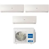 Haier - trial split inverter klimagerät serie flexis plus white 9+9+12 mit 3u55s2sr3fa r-32 wi-fi integrated farbe weiß 9000+9000+12000