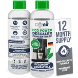 Caffenu Entkalker Kaffeevollautomat Kompatibel mit DeLonghi - 400ml (4 Anwendungen) - Entkalker Kaffeemaschine für Heißeren Kaffee & Besseren Geschmack - Verlängerte Lebensdauer