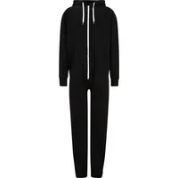 URBAN CLASSICS Trainingsanzug - Black / White - XS-S