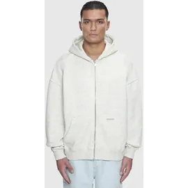 dropsize Super Heavy Rib Zip Hoodie Herren Beige S