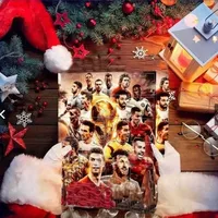 Weihnachts-Adventskalender 2024: Fußball-WM-Blindbox, idealer 24-Tage-Weihnachts-Adventskalender – Überraschungsgeschenk für Mädchen, Jungen und
