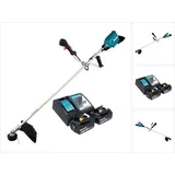 Makita DUR 369 ART2 Akku Freischneider 36 V ( 2x 18 V ) 43 cm Brushless + 2x Akku 5,0 Ah + Ladegerät