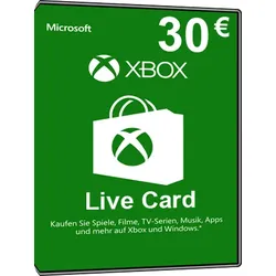 Xbox Live Card - 30 Euro