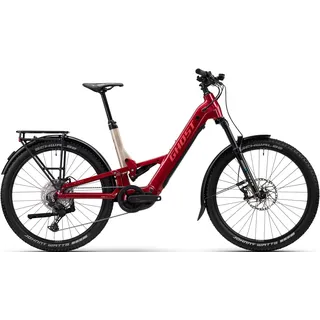 Ghost E-ASX Essential Low 2025 27,5 Zoll RH M rebel red/coffee pebble