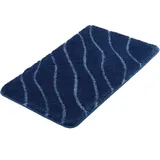 KLEINE WOLKE Badteppich Tram Mare Blau 60 x 100 cm