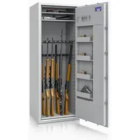 Waffenschrank Klasse 1 EN 1143-1 für 18 Langwaffen, Kurzwaffen & Munition | 1600x600x500mm (Elektronikschloss)